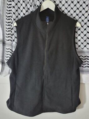 XL Black Microfleece Vest - Performance Vest by Old Navy